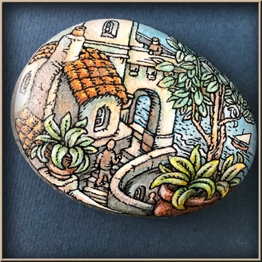 Townscape - Painted Rock